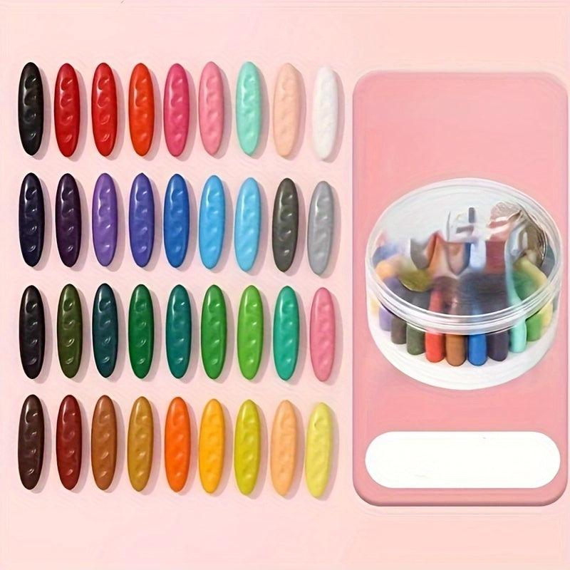Non-Toxic Washable Hole Crayon Set - 12/24/36 Pack