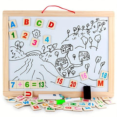 Kids Whiteboard DIY Board Painting Alphabet Whiteboard
