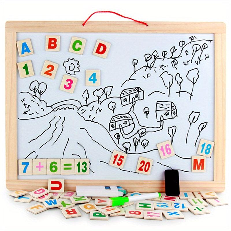 Kids Whiteboard DIY Board Painting Alphabet Whiteboard