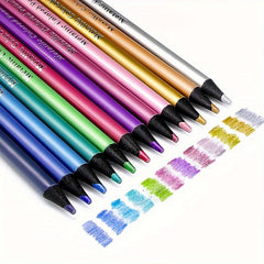 12pcs Graffiti Painting Pens 12 Color Pencils