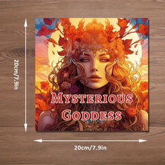 22pcs Thickened Paper Mysterious Goddess Coloring Book Halloween Party Gift