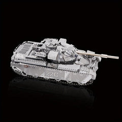 Metal Glue 3D Puzzle Sheikh Tank Model Desktop Decoration