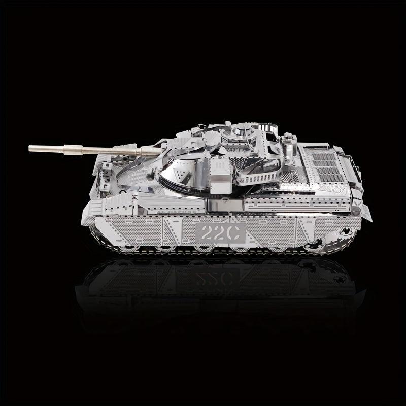 Metal Glue 3D Puzzle Sheikh Tank Model Desktop Decoration