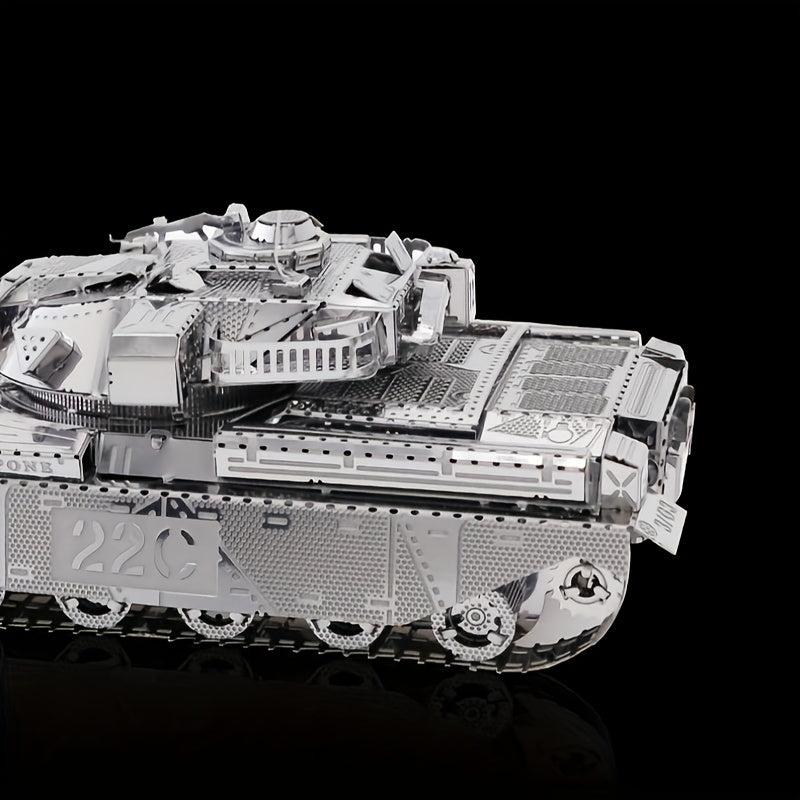 Metal Glue 3D Puzzle Sheikh Tank Model Desktop Decoration