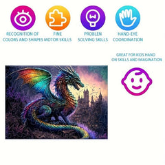 Mysterious Western Dragon King Wood Puzzle