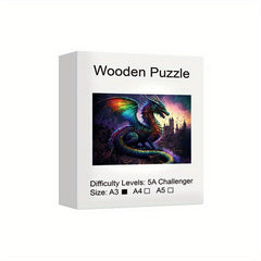 Mysterious Western Dragon King Wood Puzzle