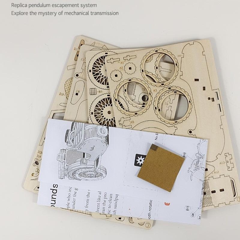 Stereo Puzzle: Create Unique 3D Wooden Ornaments
