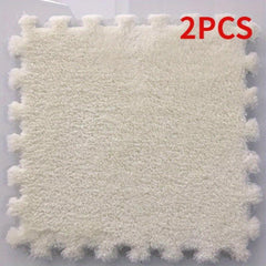 Plush Foam Interlocking Floor Mat Bay Window Mat Seat Mat