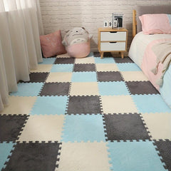 Plush Foam Interlocking Floor Mat Bay Window Mat Seat Mat