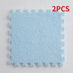 Plush Foam Interlocking Floor Mat Bay Window Mat Seat Mat