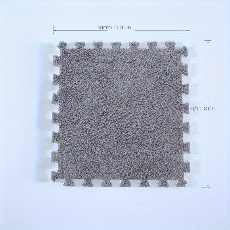 Plush Foam Interlocking Floor Mat Bay Window Mat Seat Mat