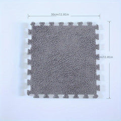 Plush Foam Interlocking Floor Mat Bay Window Mat Seat Mat
