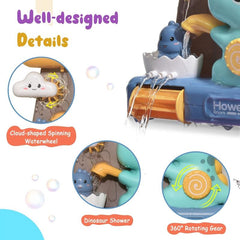 Suction Cup Dinosaur Bath Toys For Toddler 1-3 Year Old Boys Girls Birthday