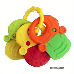 Baby Teething Toys Silicone Teether BPA Free Fruit Shape Set For Infant Boys