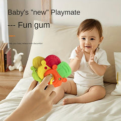 Baby Teething Toys Silicone Teether BPA Free Fruit Shape Set For Infant Boys