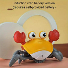 Crawling Crab Baby Toy Sensory Induction Dancing And Light Up Music