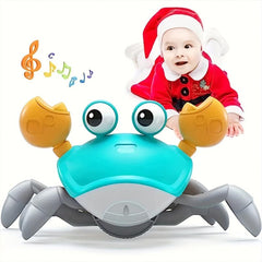 Crawling Crab Baby Toy Sensory Induction Dancing And Light Up Music