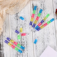 10pcs Stackable Bear Pencils 5 In 1 Stacking Pencils Student School