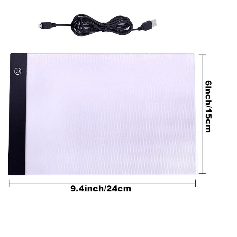 LED Drawing Copy Board Light Up Creativity 3 Level Dimmable Night Light Note Pad