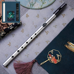 Youth Adult Aluminum Alloy Whistle Flute C D Tune for Beginners