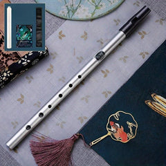 Youth Adult Aluminum Alloy Whistle Flute C D Tune for Beginners