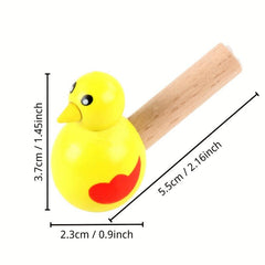 Wooden Bird Shaped Whistle Toy for Kids