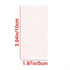 100pcs Saxophone Pad Absorbent Paper Woodwind Instrument Cleaning Care