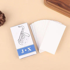 100pcs Saxophone Pad Absorbent Paper Woodwind Instrument Cleaning Care