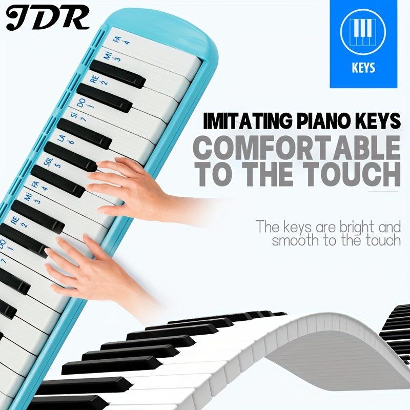 JDR 37 Keys Melodica Keyboard Musical Instrument With Soft Bag
