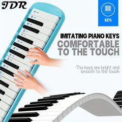JDR 37 Keys Melodica Keyboard Musical Instrument With Soft Bag