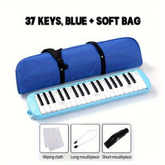 JDR 37 Keys Melodica Keyboard Musical Instrument With Soft Bag