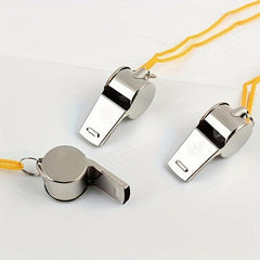 Stainless Steel First Aid Whistle for Sports Referee Survival Outdoor