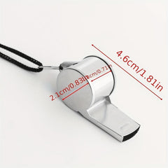 Stainless Steel First Aid Whistle for Sports Referee Survival Outdoor