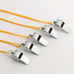 Stainless Steel First Aid Whistle for Sports Referee Survival Outdoor