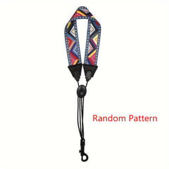 Colorful Saxophone Neck Strap Polyester Wear resistant Saxophone Strap