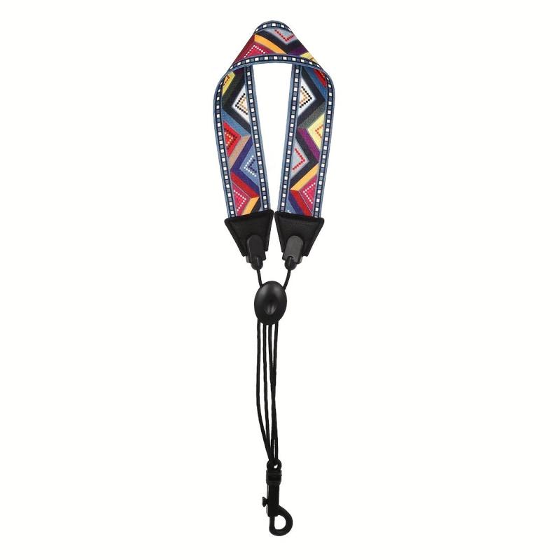 Colorful Saxophone Neck Strap Polyester Wear resistant Saxophone Strap