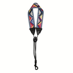 Colorful Saxophone Neck Strap Polyester Wear resistant Saxophone Strap