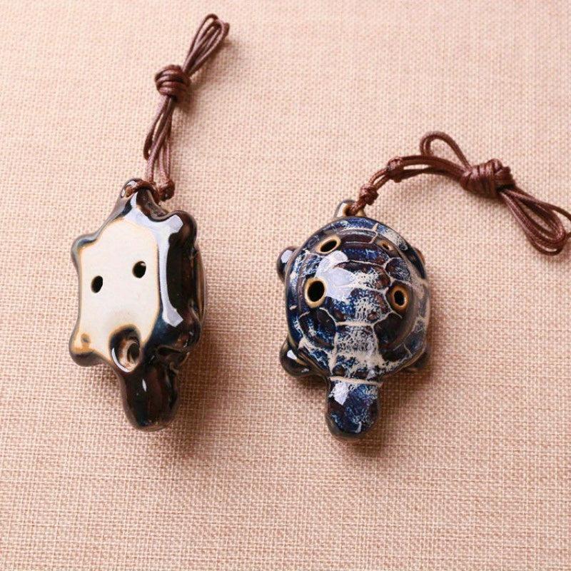 6 Hole Ocarina Beginner's Medium Instrument Turtle Style