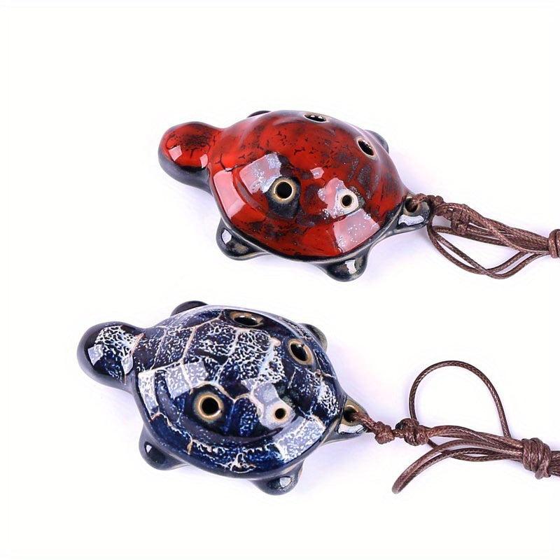 6 Hole Ocarina Beginner's Medium Instrument Turtle Style
