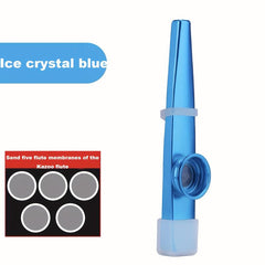 Metal Kazoo Flute Instrument With 5 Membranes