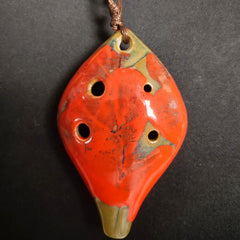 Ancient Style 6-Hole Ocarina with Sheet Music & Lanyard