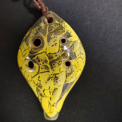Ancient Style 6-Hole Ocarina with Sheet Music & Lanyard
