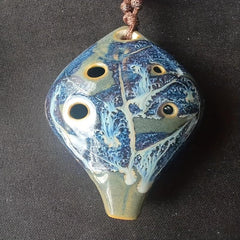 Ancient Style 6-Hole Ocarina with Sheet Music & Lanyard