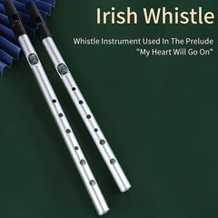 Irish Whistle Flute C D Key Musical Instrument