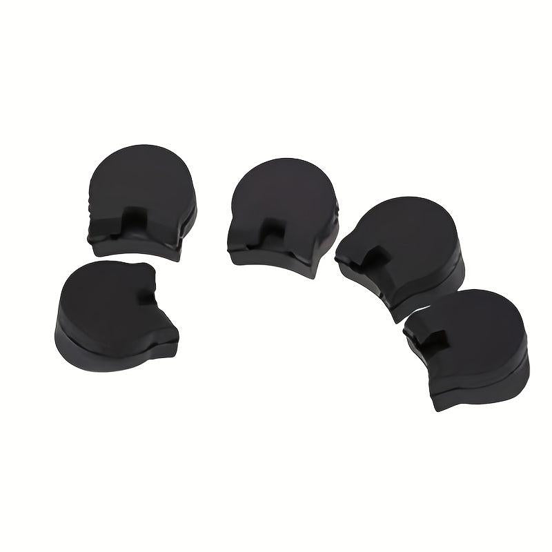 5pcs Rubber Clarinet Finger Cushions with Thumb Rest for Comfortable Playing