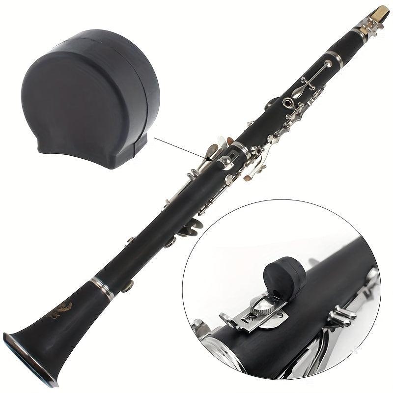 5pcs Rubber Clarinet Finger Cushions with Thumb Rest for Comfortable Playing