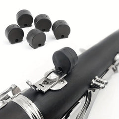 5pcs Rubber Clarinet Finger Cushions with Thumb Rest for Comfortable Playing