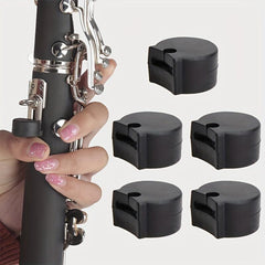 5pcs Rubber Clarinet Finger Cushions with Thumb Rest for Comfortable Playing