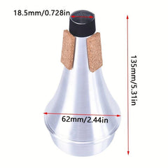 Aluminium Straight Trumpet Mute for Jazz Practice