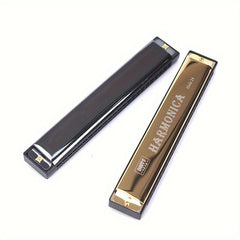 24 Holes Key Of C Tremolo Harmonica Mouth Organ Double Row Blues